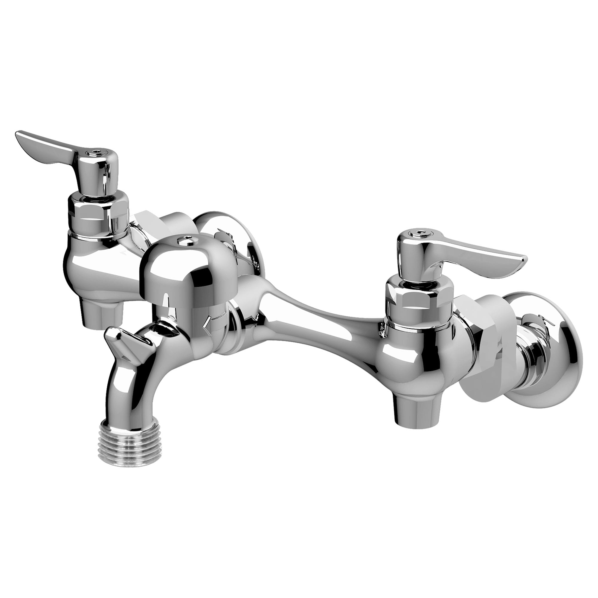 WallMount Service Sink Faucet With 3Inch Vacuum Breaker Spout and